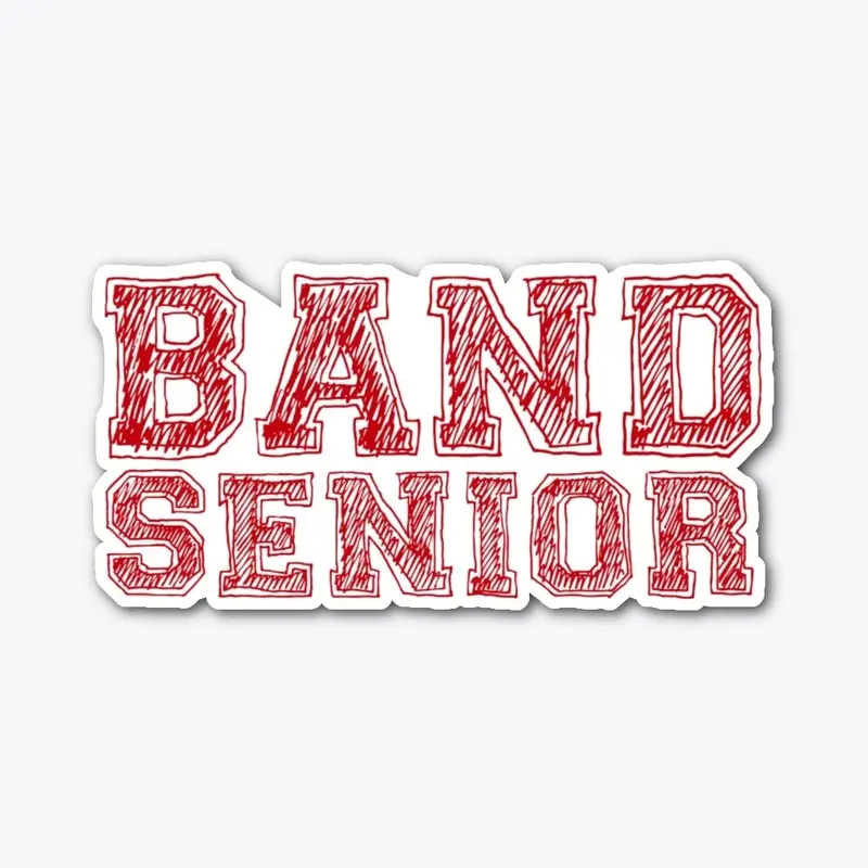 [School Colors] Band Senior - Red