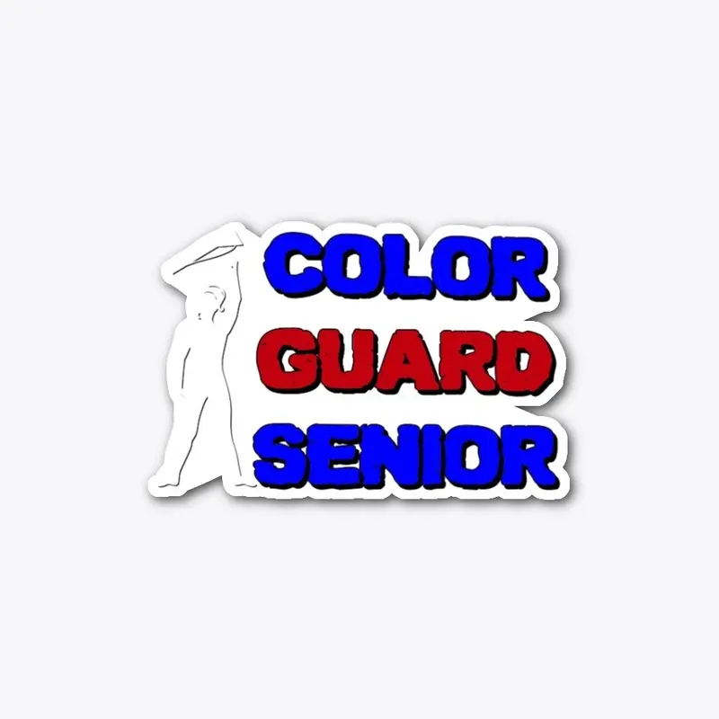 [School Colors] Guard Senior - Red/Blue