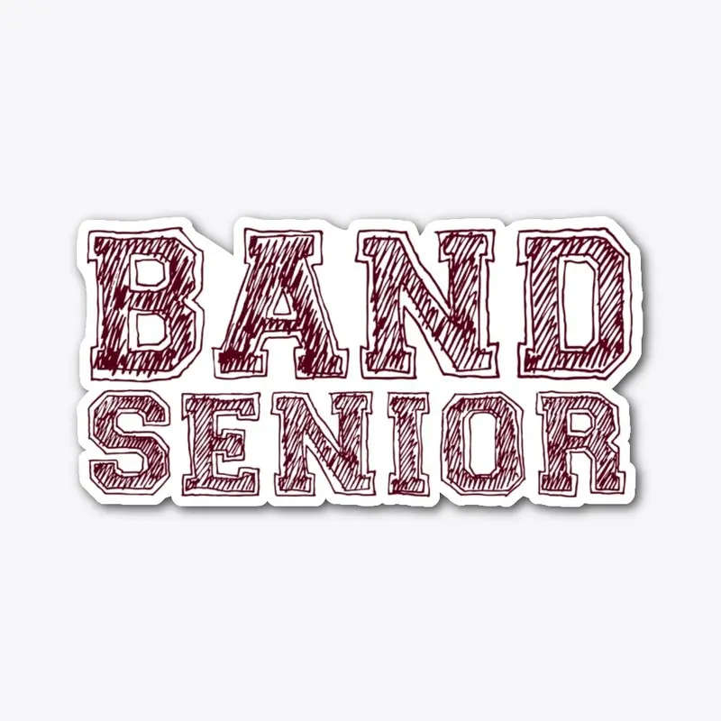 [School Colors] Band Senior - Maroon